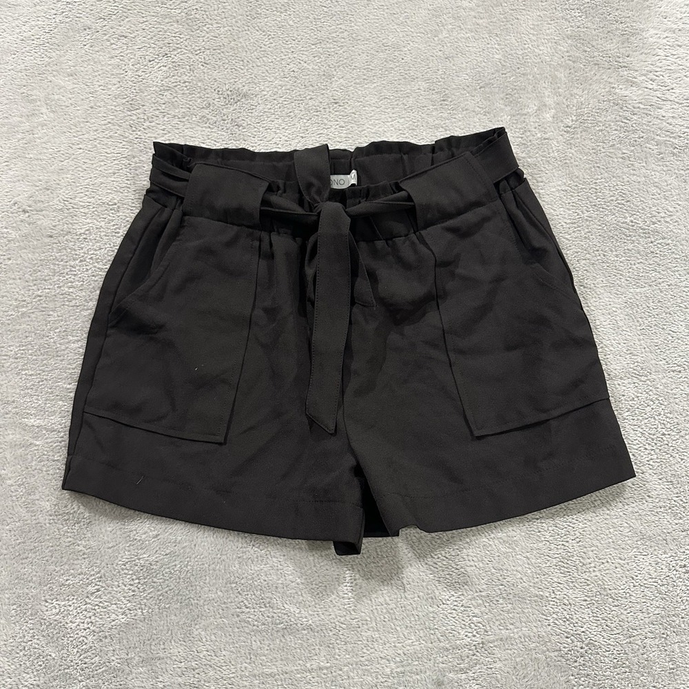 Ci Sono Dress Shorts Women's M High Rise Black Summer Belted Casual